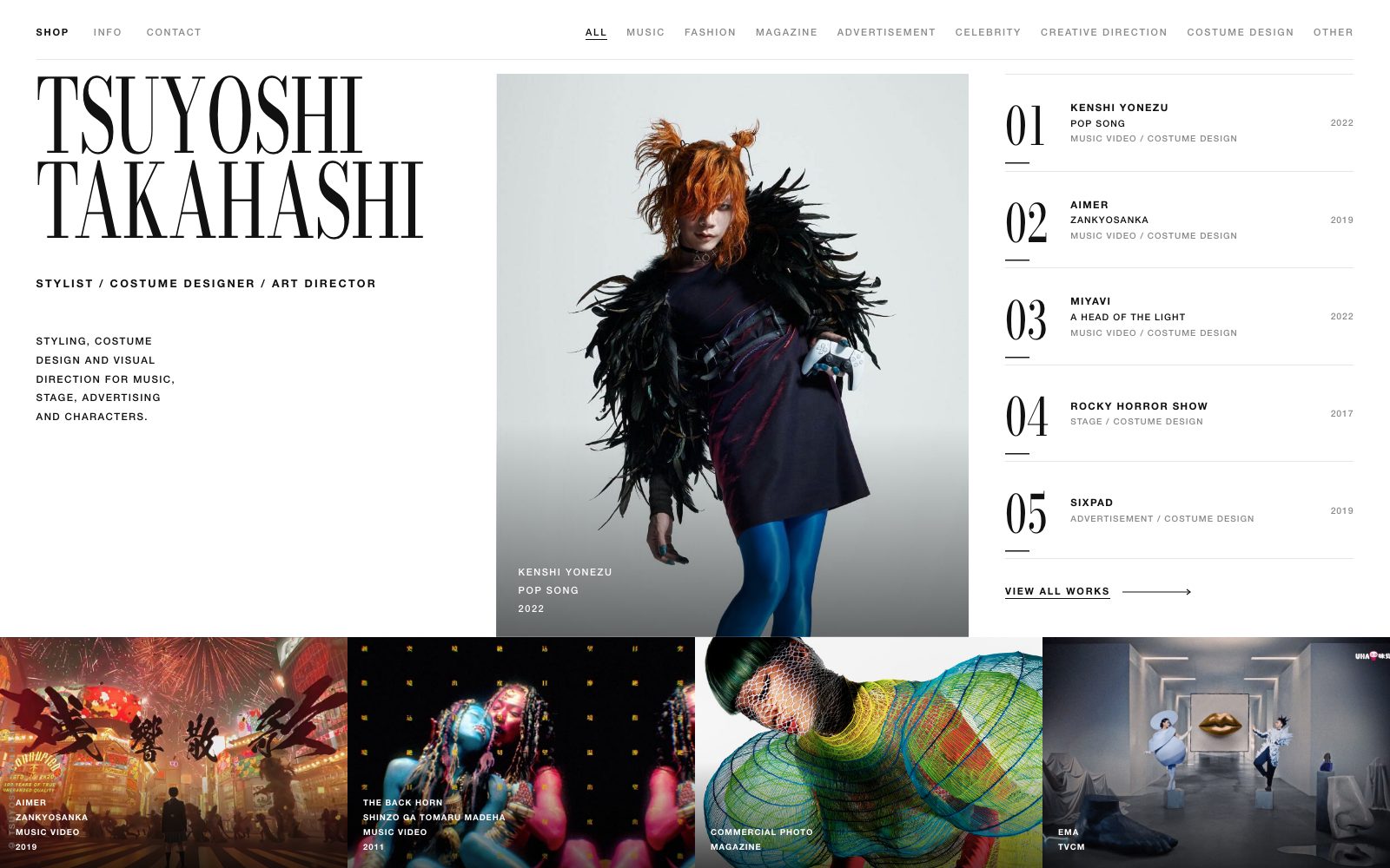 TSUYOSHI TAKAHASHI Official Site
